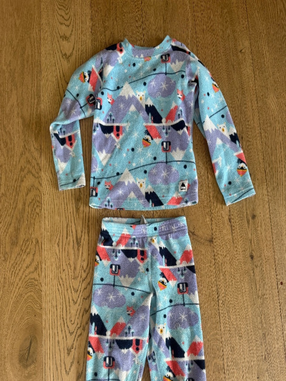 Burton Little Kids Snowboard Ski Set Base Layer Top Shirt Pants 3t